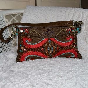 Mary Frances Beaded Hand Bag Shoulder Bag